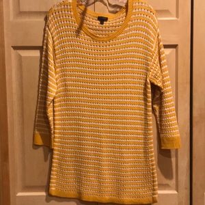 Talbots open weave sweater